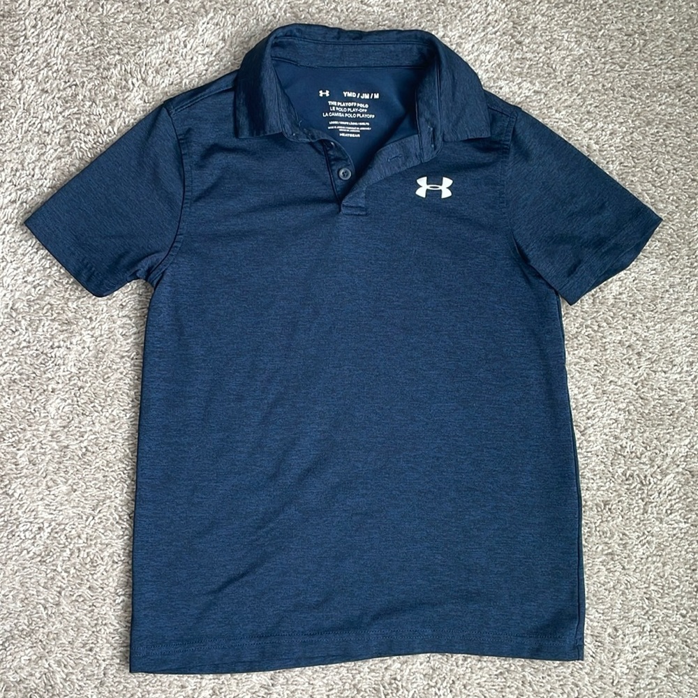 Boys Navy Blue Polo